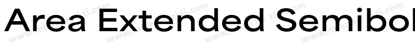 Area Extended Semibold字体转换